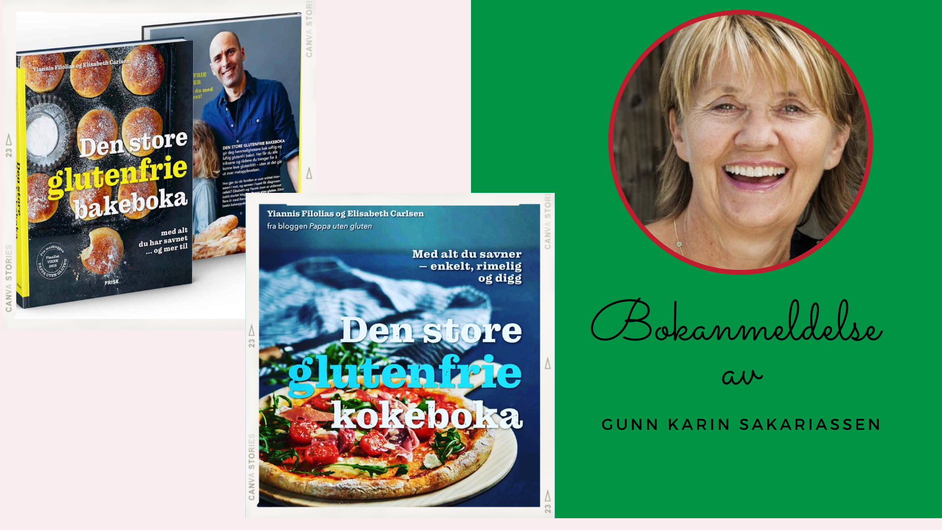 Bokanmeldelse av kokebøker fra "Pappa uten gluten"